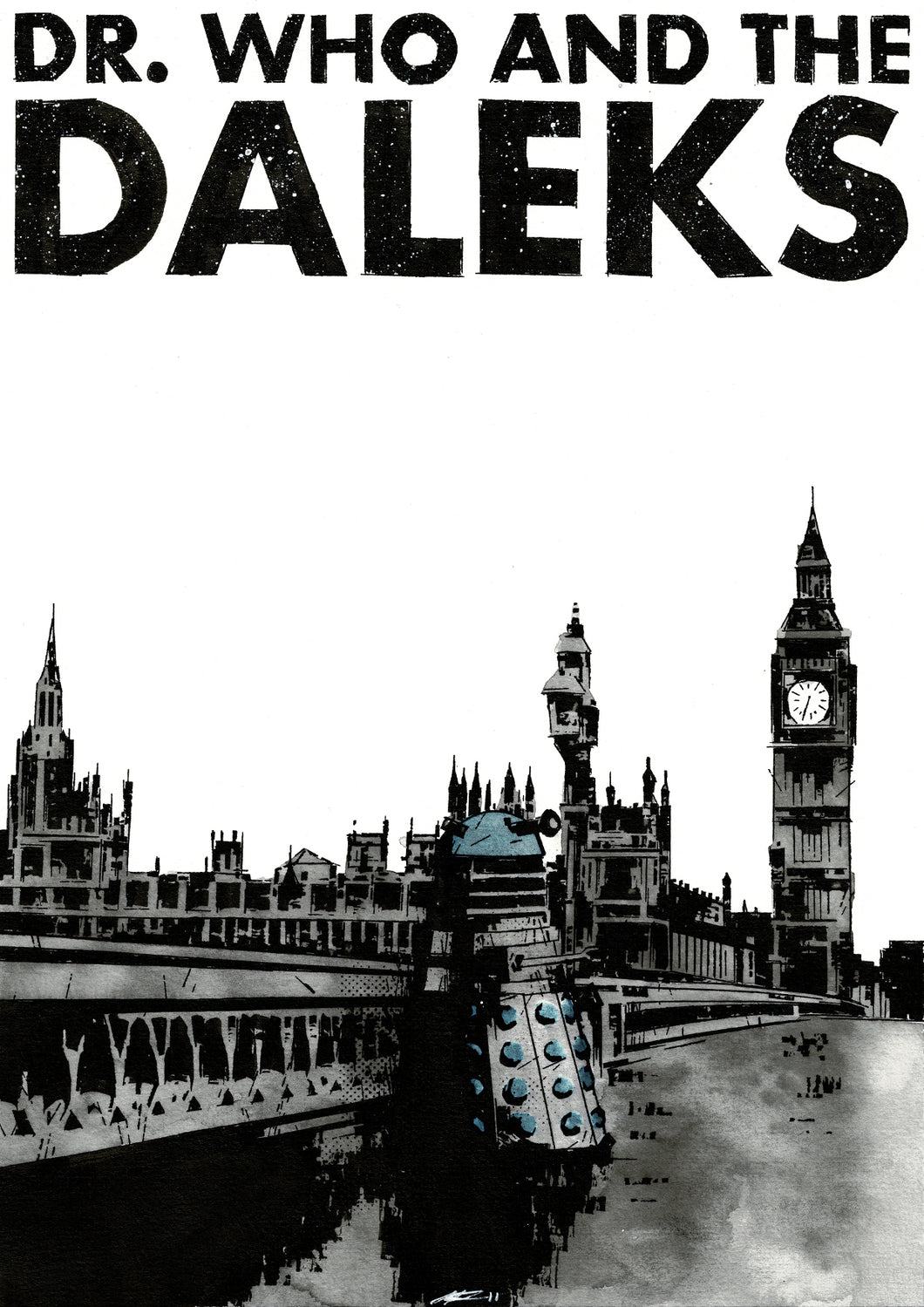 DR. WHO AND THE DALEKS + ART BOOK