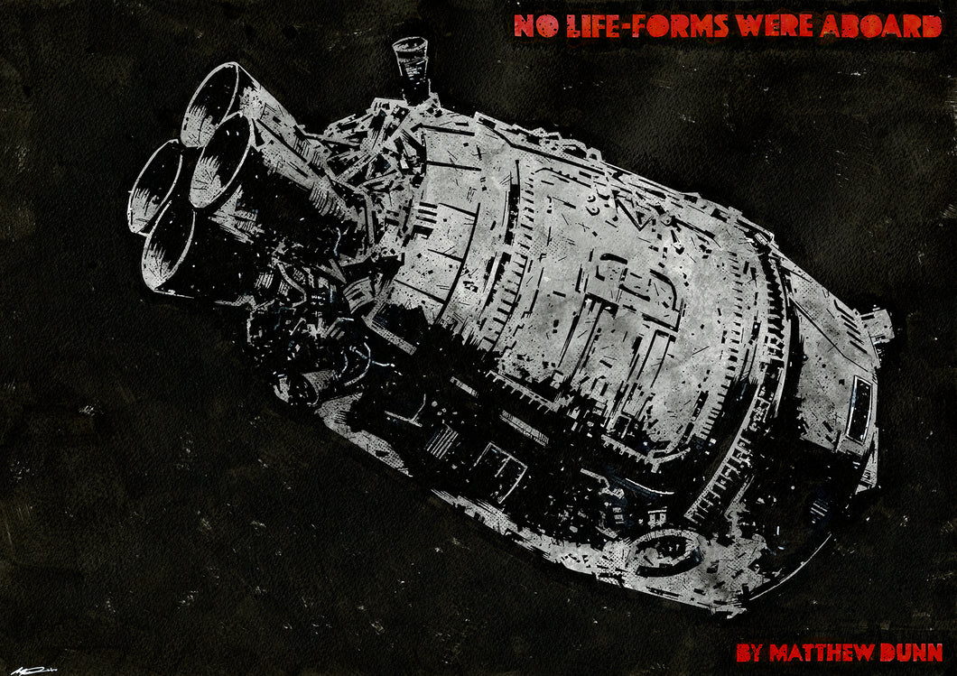 NO LIFE-FORMS WERE ABOARD (COVER ART)